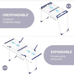 APEXCHASER Clothes Drying Rack, Foldable Gullwing Laundry Rack - Image 6