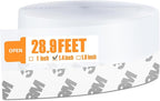 28.9 Ft Weather Stripping Door Seal Strip Tape, Silicone Door Draft Stopper by Bruiefpap