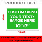 Personalized Aluminum Metal Signs - Image 2