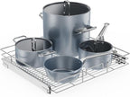 ROOMTEC Pull Out Cabinet Organizer, Cabinet Pull Out Shelves 20" W x 21" D by ROOMTEC