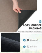 AMOAMI Coffee Mat Hide Stain Rubber Backed Absorbent Dish Drying Mat - Image 6