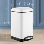Happimess HPM1012C Betty Retro Mini 3.2-Gallon Step-Open Trash Can, Minimalistic - Image 6