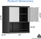 Metal Garage Cabinets, Lockable Storage Cabinet, Metal Cabinet - Image 3