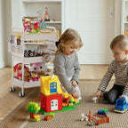 Art Cart with Tabletop & Pegboard - Image 9