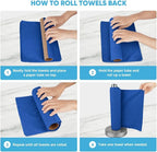 AIDEA Microfiber Cleaning Cloth 330 Sheets 6 Roll, Microfiber Towels - Image 7