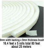 80 Ft White Weather Stripping Brush - Image 2