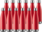 MEWAY 17oz Sport Water Bottle 12 Pack Vacuum Insulated Stainless Steel by MEWAY