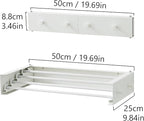 Clothes Drying Rack, Laundry Hanger Dryer Rack, Wall Mounted Drying Rack - Image 3