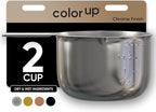 Color Up 2 Cup Measuring Cup, 480ml Stainless Steel Metal, Easy-Pour Spouts by ColorUpCollection