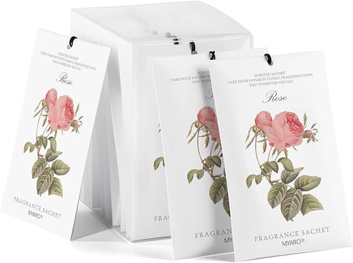 12 Pcs Rose Sachets Long Lasting Air Freshener Fragrance Potpourri Bags Odor by MYARO