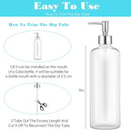 2 Pcs Pumps Lotion Soap Dispenser Replacement Silver Soap Pump Dispenser Head - Image 4