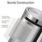 Mbillion Small Trash Can with Swing Lid 4 Gallons/15 Liter, Mini Trash Can with - Image 4