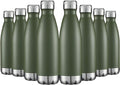 HASLE OUTFITTERS 17oz Stainless Steel Water Bottles Bulk, Vacuum Insulated by HASLEOUTFITTERS