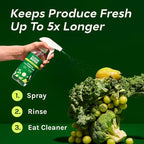 CleanBoss Eat Cleaner Triple-Action Fruit + Veggie Wash - 12 oz - Image 5