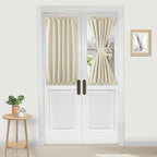 DWCN French Door Curtains – Rod Pocket Thermal Blackout Curtain by DWCN