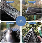 48 gallon heavy duty trash bags, 39.37x47.24 inches, extra strong construction - Image 5