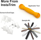 InstaTrim The Original Flexible Trim - 50ft Dark Brown 3/4" Wide Caulk Tape - - Image 7