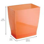 iDesign Small Rectangular Bathroom Trash Cans - Image 3