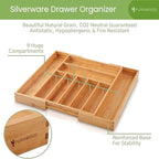 Bamboo Drawer Organizer, 2 Pack - Image 3