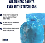Plasticplace 64-65 Gallon Recycling Trash Bags - Image 5