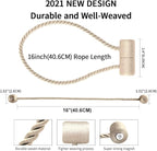 18 Inch Strong Magnetic Curtain Tiebacks, Curtain Holdbacks Modern Upgrade - Image 5