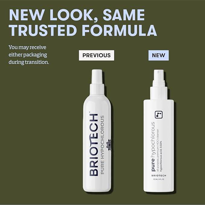 BRIOTECH Pure Hypochlorous Acid Cleanser, Original Premium HOCl Topical Solution - Image 4