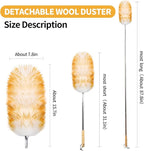 Feathers Duster, Long Telescoping Lambswool Dusters - Image 2