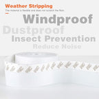 26 Feet Silicone Seal Strip, Weather Stripping Seal Tape - Image 2