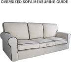 PureFit Reversible Quilted Sofa Cover, Water Resistant Slipcover Furniture - Image 6