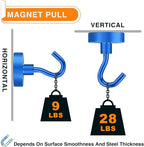 MIKEDE Magnetic Hooks Heavy Duty, 28LB+ Strong Magnets - Image 2