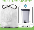 Drawstring Trash Bags-18 Gallon 120 Counts Large Strong Tall Kitchen Trash Bags - Image 5