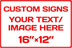 Customised Christmas Decoration Signs, Aluminum Weatherproof Metal Sign by Repaly