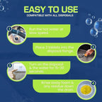 True Fresh Garbage Disposal Cleaner – 24-Pack Foaming Sink and Drain Deodorizer - Image 3