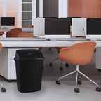 10 Gallon Plastic Swing Top Trash Cans - Image 4