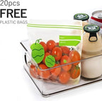 12 Pack Refrigerator Organizer Bins, 3 Sizes Stackable Clear Pantry Storage - Image 7