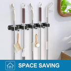 IMILLET Broom Holder Wall Mount, Broom Holder Stainless Steel Heavy Duty Garage - Image 7