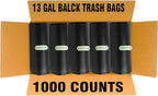 13 Gallon Trash Bags, Industrial, Commercial, Janitorial - Image 4