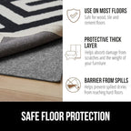 GORILLA GRIP Felt and Natural Rubber Stay in Place Slip Resistant Rug Pad - Image 6