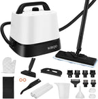 Steam Cleaner with 24-Piece Attachments, Upholstery, Oven Grease, 1.5L Tank by WIRQO