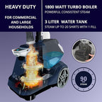 SALAV® Heavy Duty Smart Auto Shut-off Commercial Full-Size Garment Steamer - Image 4