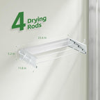 Wall Mounted Clothes Drying Rack - Image 3