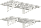 2-Pack 1.5x3FT Garage Shelving 17.7-inch-by-35.8-inch Wall Shelf Garage Storage by SoyweyDirect