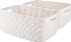 OIAHOMY Storage Basket for Shelves, Closet Cube Storage Bins Baskets for by MasterofSpaceOptimization