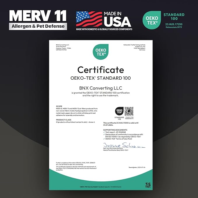 BNX TruFilter 14x20x1 Air Filter MERV 11 - Image 6