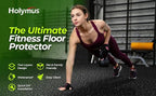 1/2in Thick 48 Sq Ft Rubber Top High Density EVA Foam Exercise Gym Mats - Image 9
