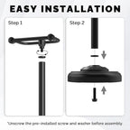 Black Toilet Paper Holder Stand, Matte Black Toilet Paper Holder Free Standing - Image 8