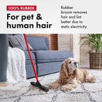 Pet Hair Remover Rubber Broom - Image 3