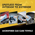 HOMEXCEL Blue Microfiber Cleaning Cloth 150 Pack, 12.5 x 12.5 inch Microfiber - Image 4