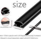 White Rubber Weather Stripping Door Seal Strip, D Shape Door Rubber Weather - Image 7