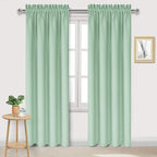 DWCN Blackout Curtains Room Darkening Thermal Insulated Bedroom Curtains Window by DWCN